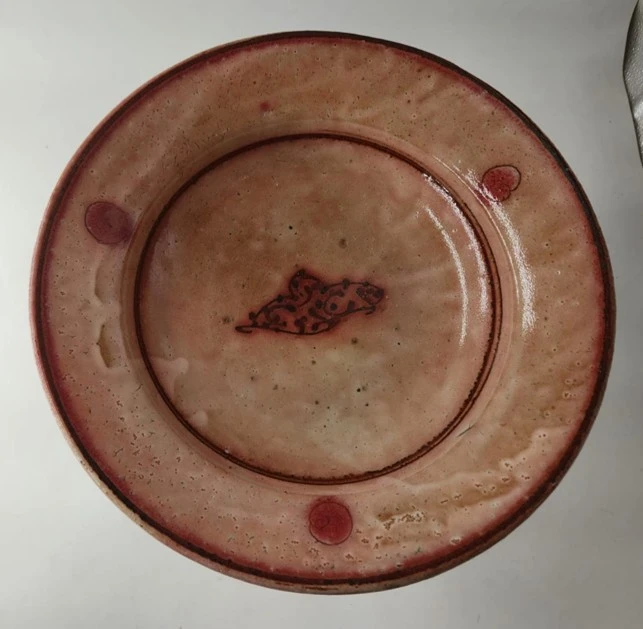 Footed Large Ceramic Bowl