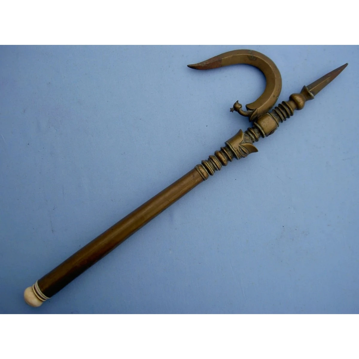 A Moghul brass ankus