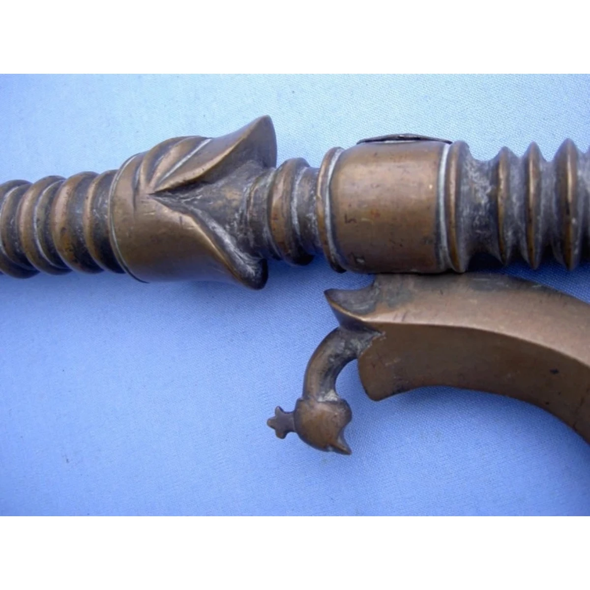 A Moghul brass ankus