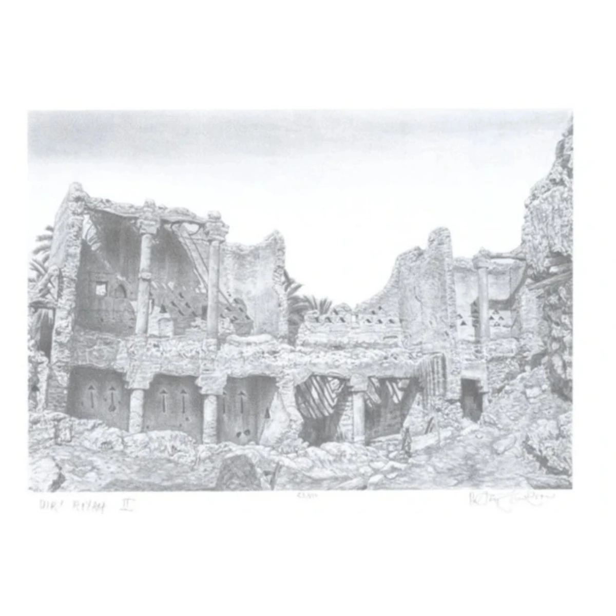 Lot 3 Limited Edition Numbered Lithographs - Diriyah