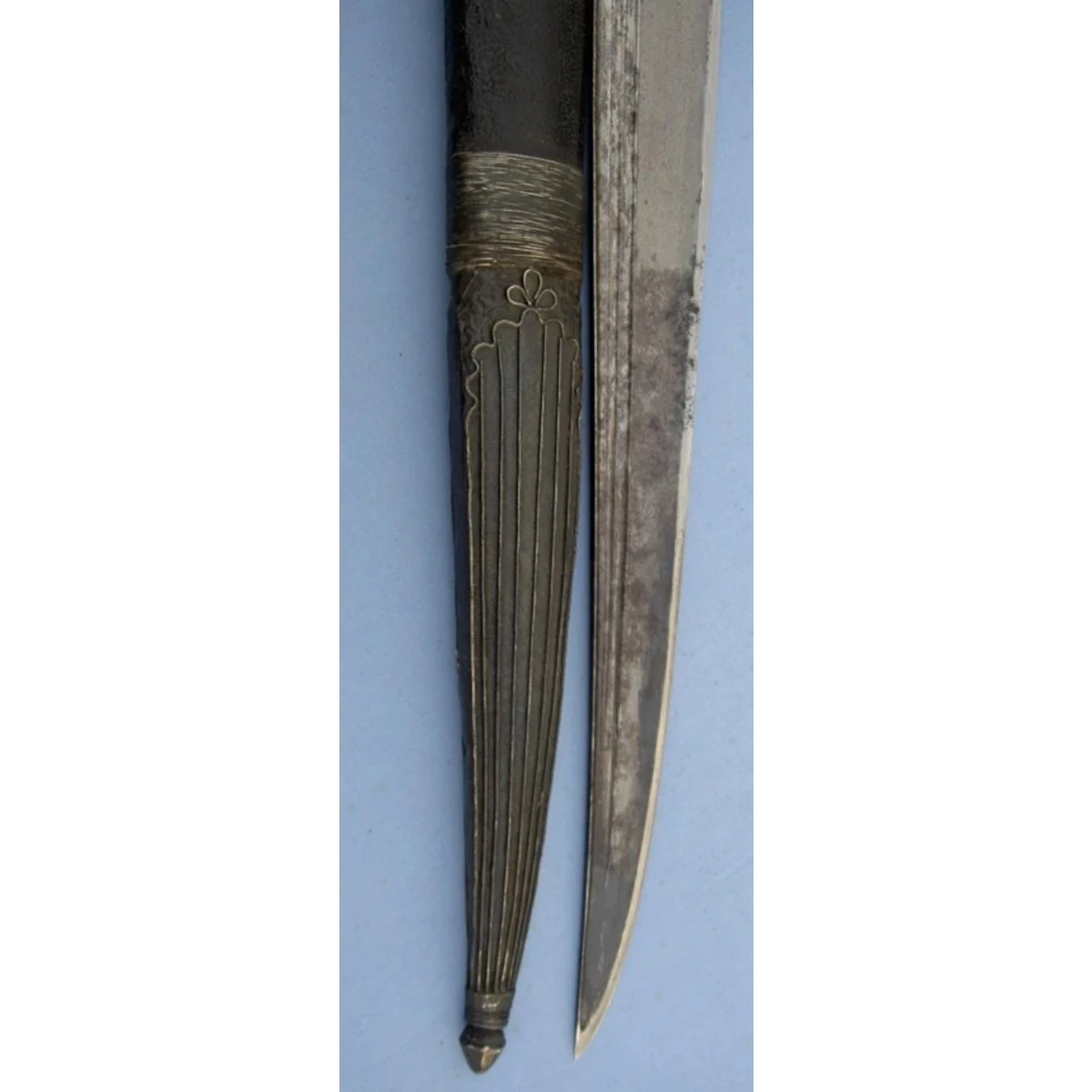 A Good Silver Mounted Afghan Khyber knife