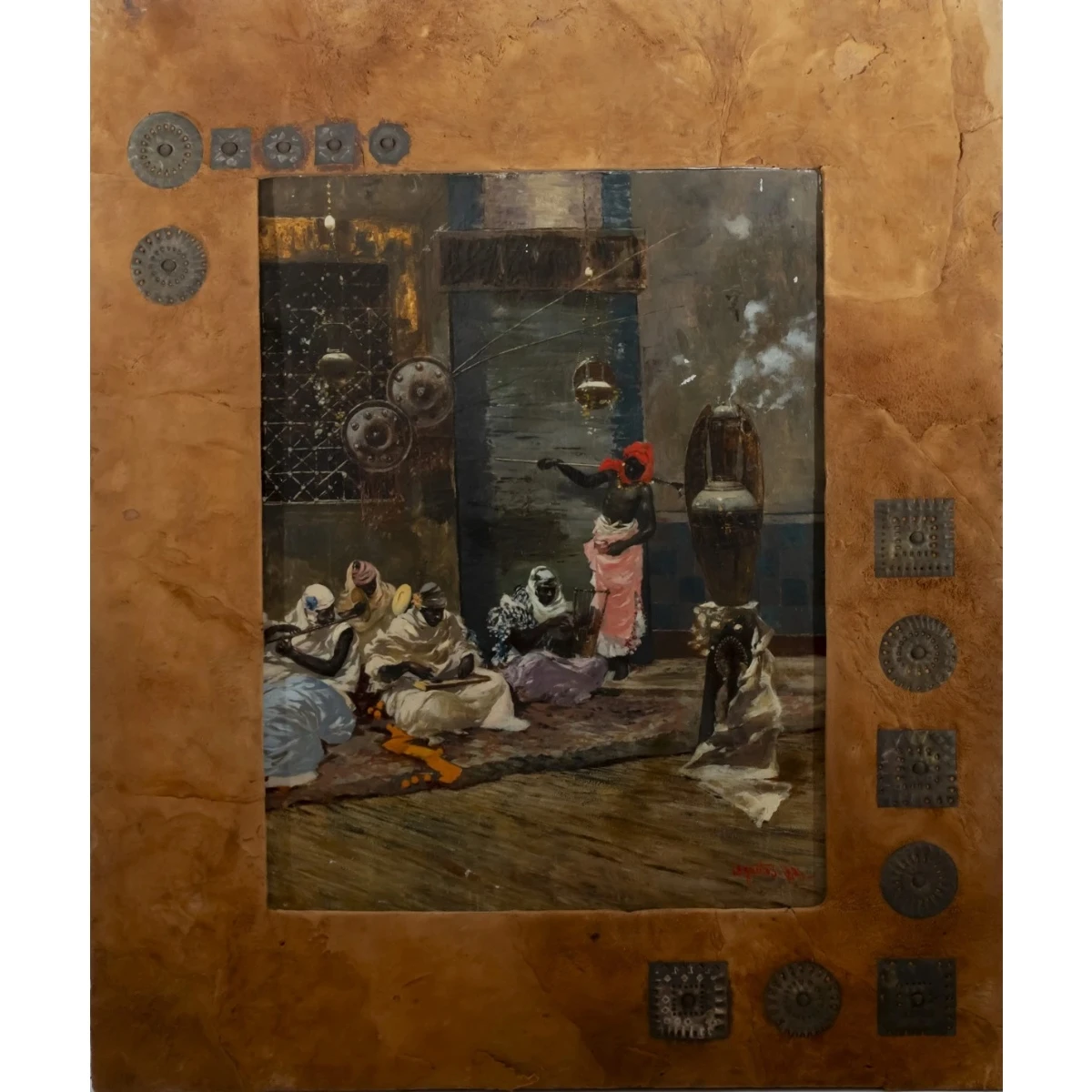 A group of women seated in a traditional interior