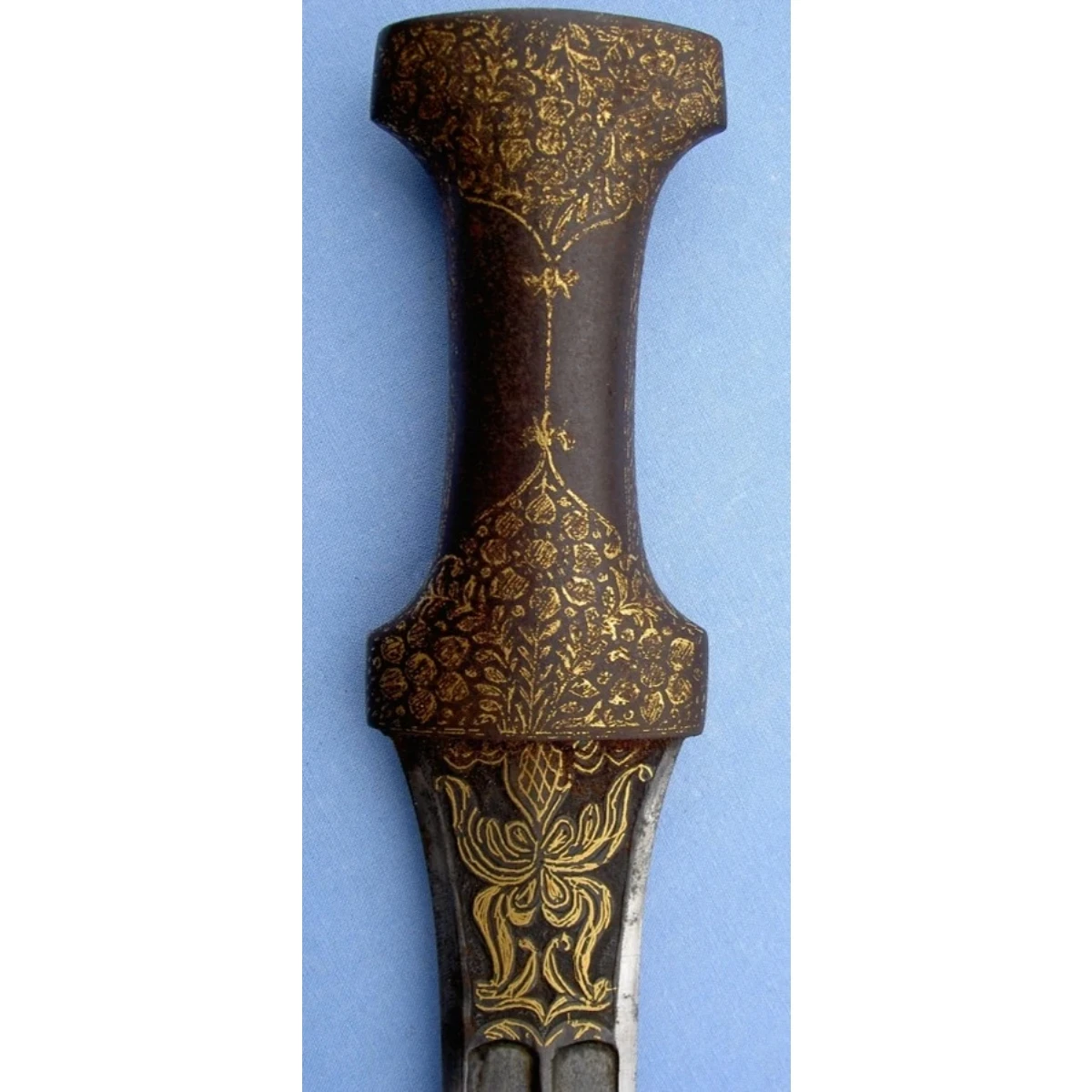 An Indian all steel dagger khanjar, 19th century