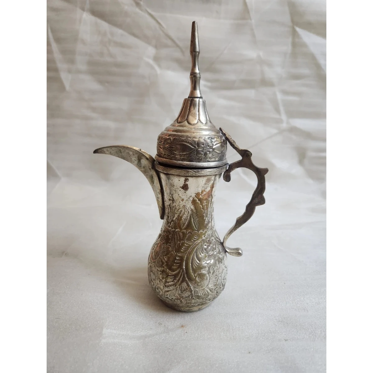 Elegant Silver Arabic coffe dallah (ewer)