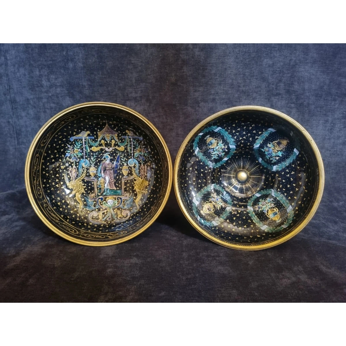 Limoges enameled teapot, 19th century