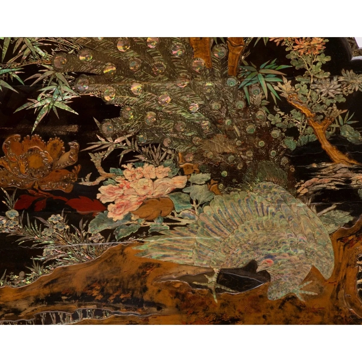 19th Century Japanned Lacquer Table