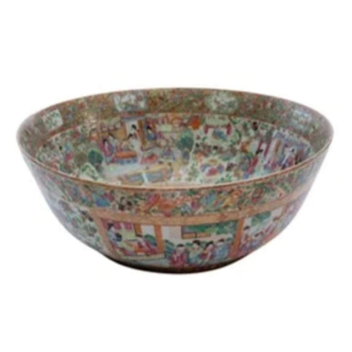 Set of Bronze-Mounted Chinese Porcelain Bowls