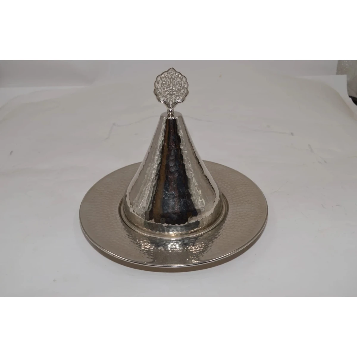 nickel-plated copper conic lid