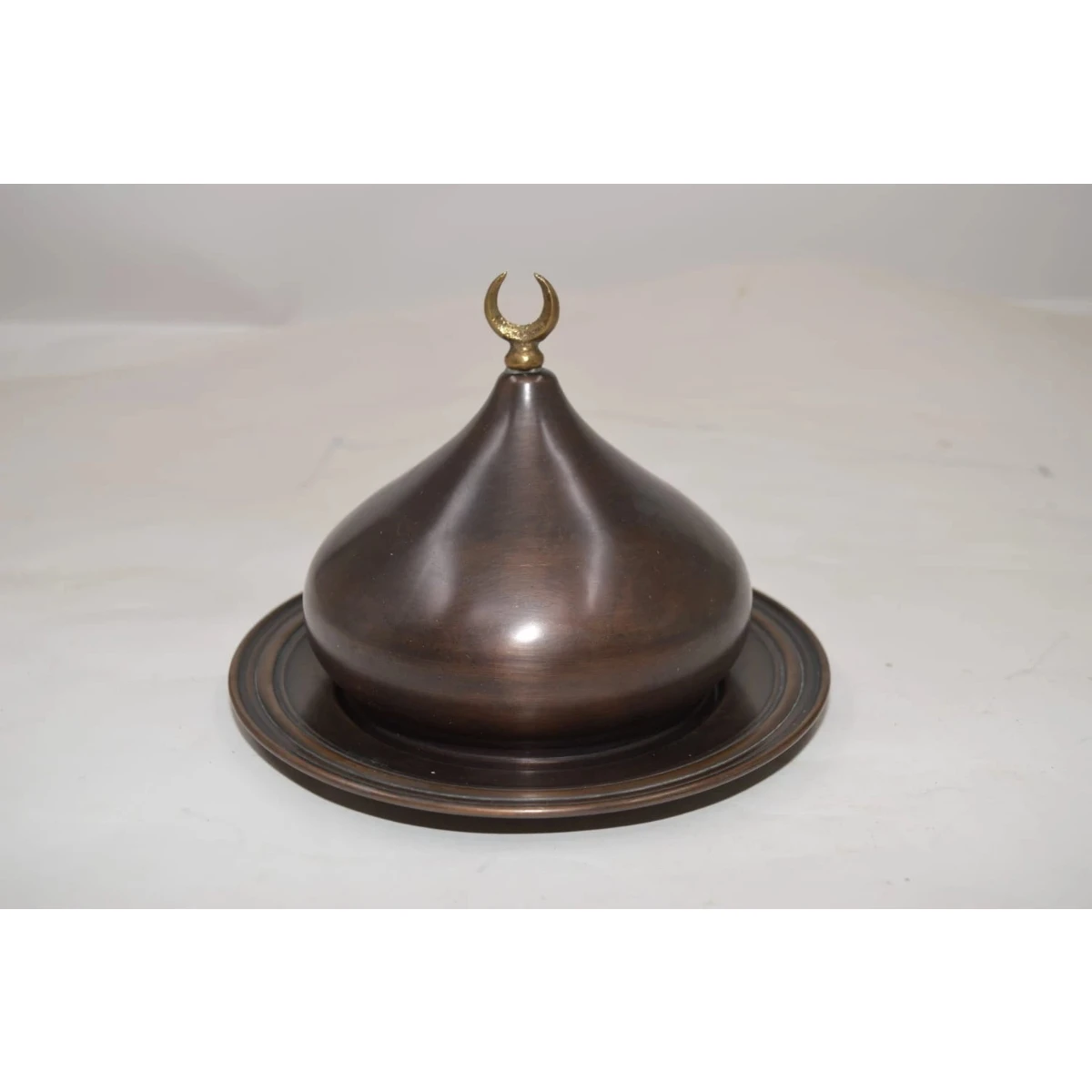 Patinated Brass Candy Dish