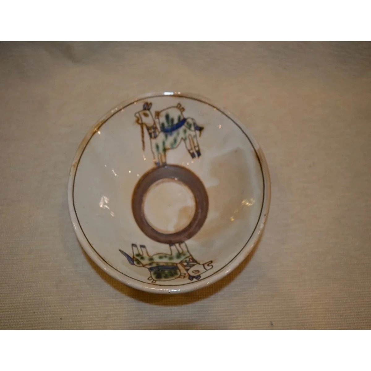 Handmade Ceramic Plate,Egypt.