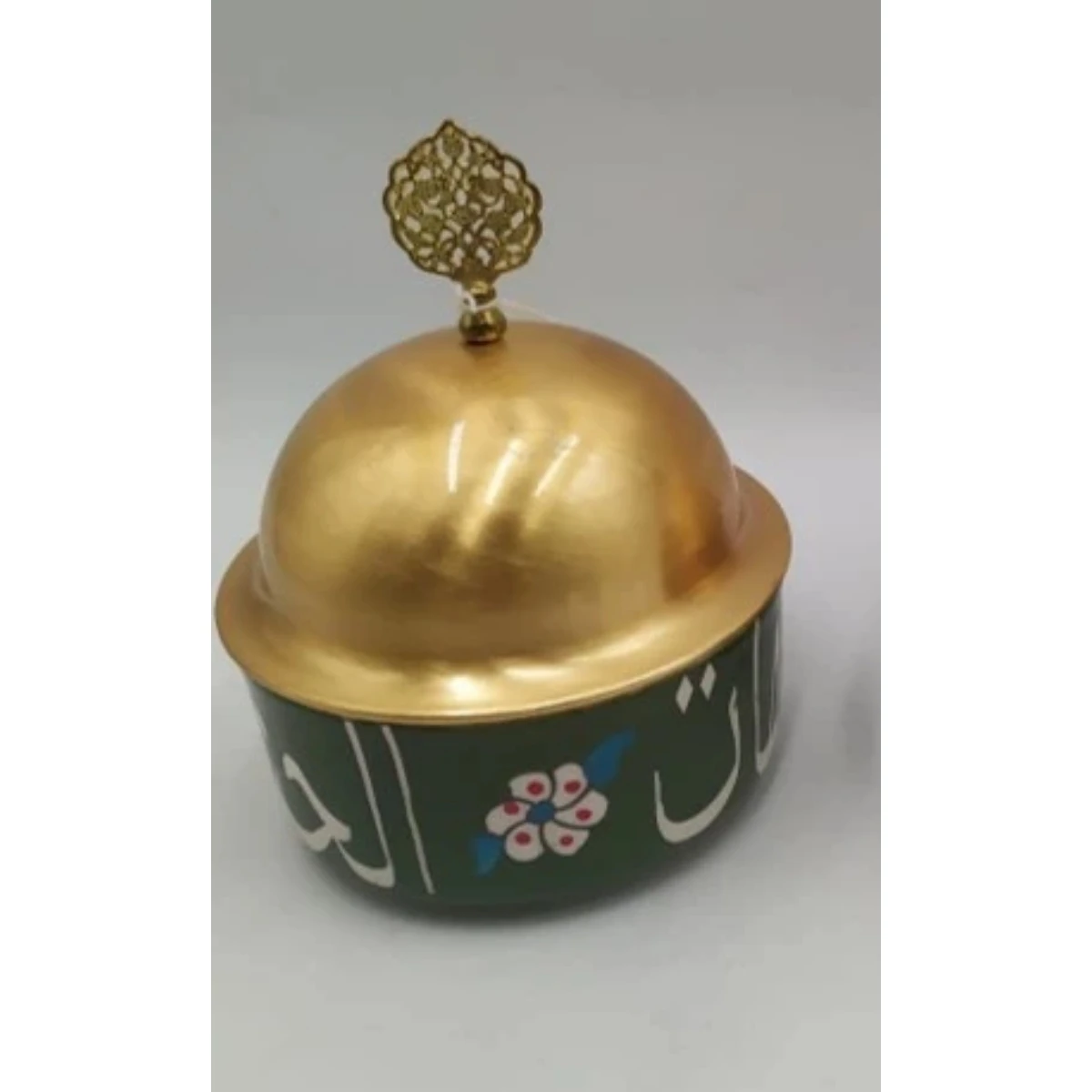 Turkish sugar pot with lid