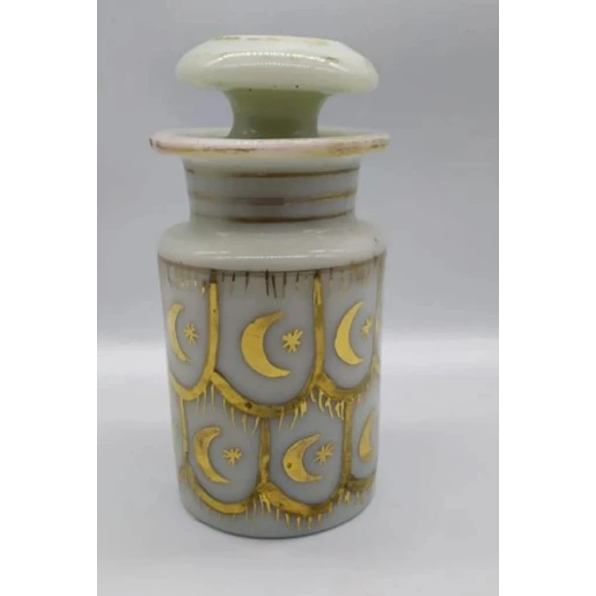 White opaline Medical Flask
